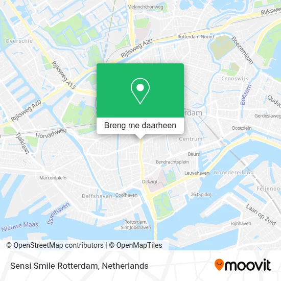 Sensi Smile Rotterdam kaart