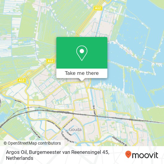 Argos Oil, Burgemeester van Reenensingel 45 kaart