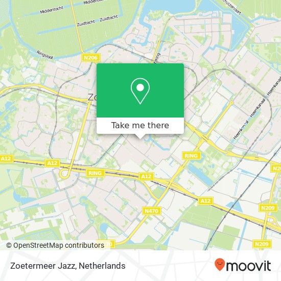 Zoetermeer Jazz kaart