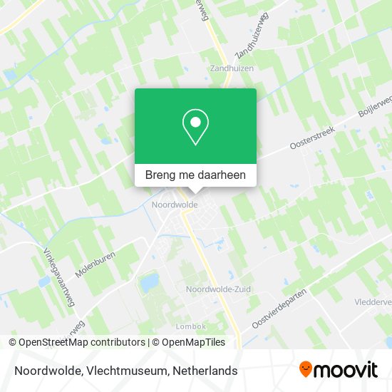 Noordwolde, Vlechtmuseum kaart