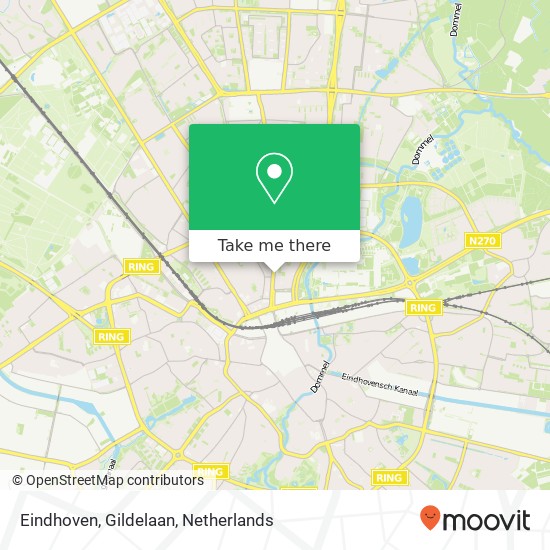 Eindhoven, Gildelaan kaart