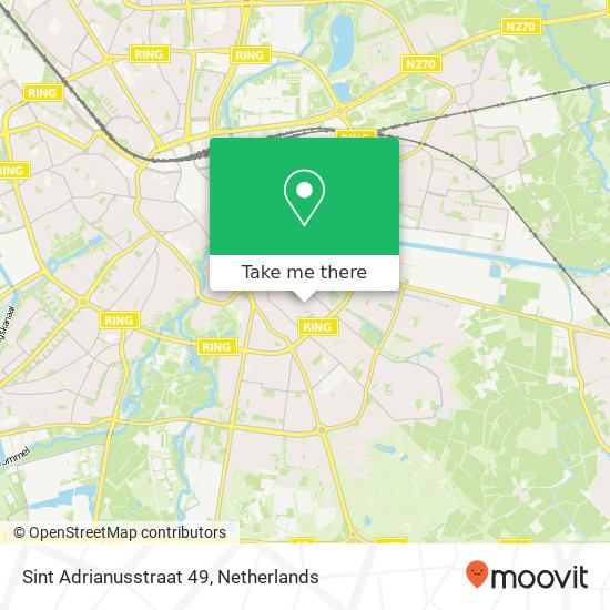 Sint Adrianusstraat 49, 5614 EL Eindhoven kaart