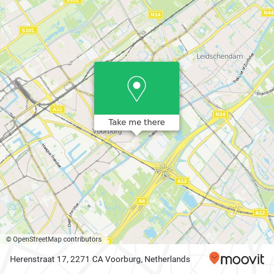 Herenstraat 17, 2271 CA Voorburg kaart