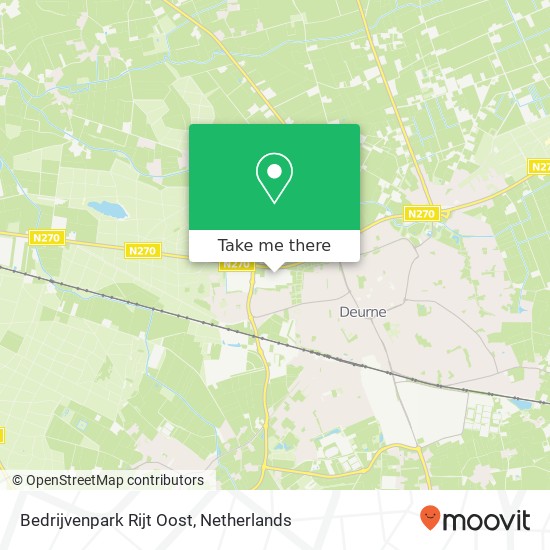 Bedrijvenpark Rijt Oost kaart