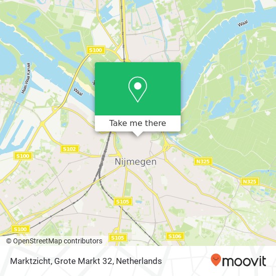 Marktzicht, Grote Markt 32 kaart