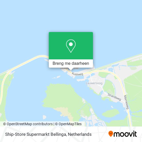 Ship-Store Supermarkt Bellinga kaart