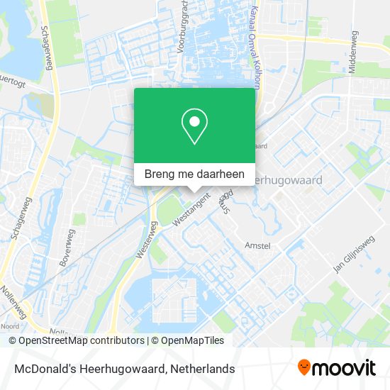 McDonald's Heerhugowaard kaart
