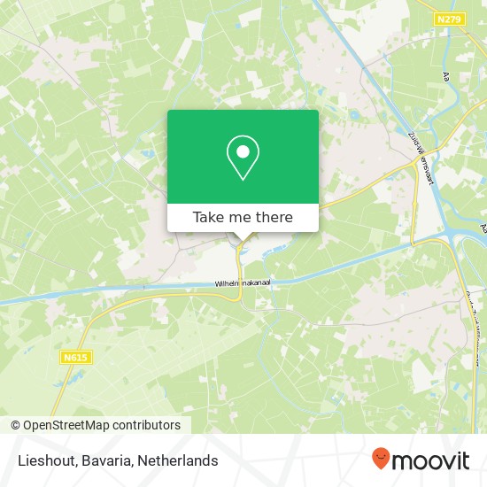 Lieshout, Bavaria kaart
