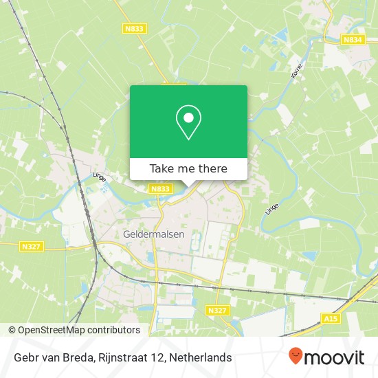 Gebr van Breda, Rijnstraat 12 kaart
