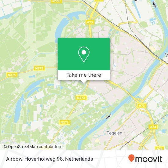 Airbow, Hoverhofweg 98 kaart