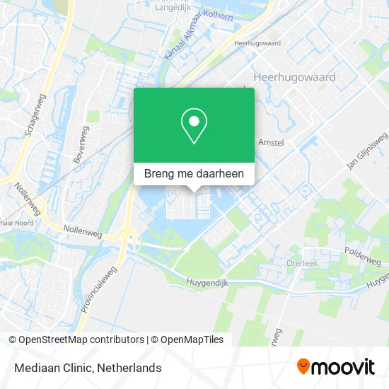 Mediaan Clinic kaart