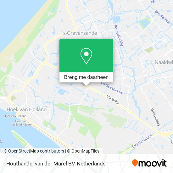Houthandel van der Marel BV kaart