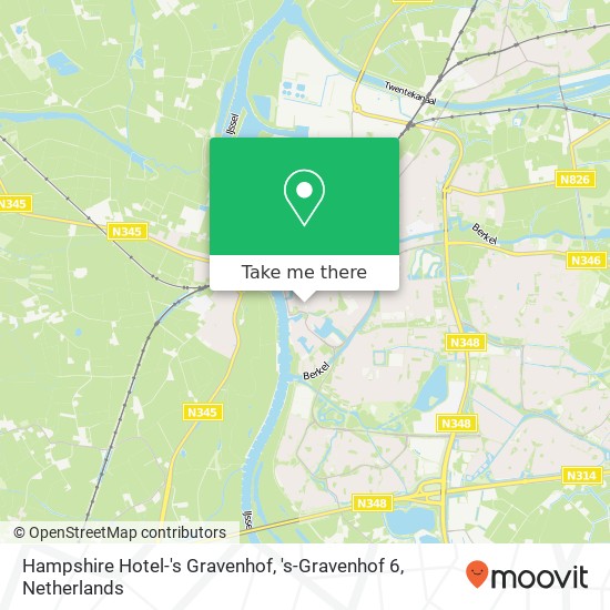 Hampshire Hotel-'s Gravenhof, 's-Gravenhof 6 kaart