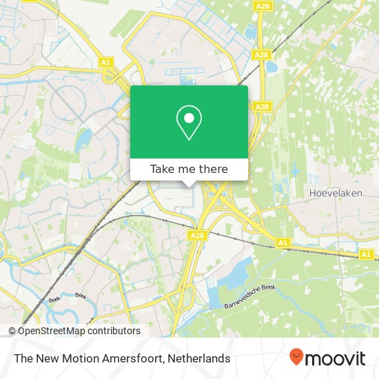 The New Motion Amersfoort kaart