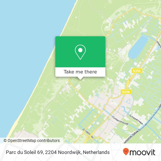 Parc du Soleil 69, 2204 Noordwijk kaart