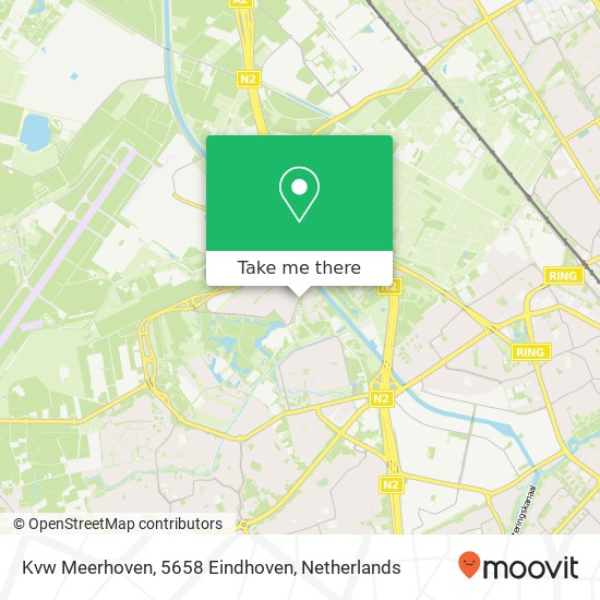 Kvw Meerhoven, 5658 Eindhoven kaart