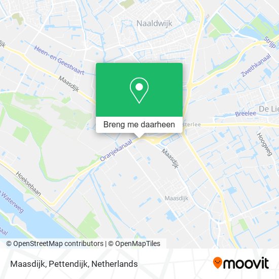Maasdijk, Pettendijk kaart