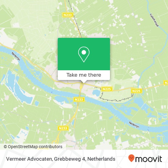 Vermeer Advocaten, Grebbeweg 4 kaart