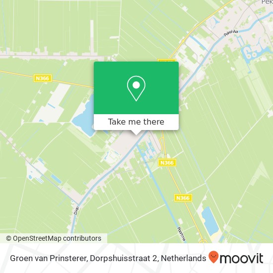 Groen van Prinsterer, Dorpshuisstraat 2 kaart