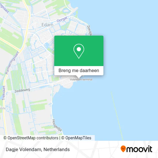 Dagje Volendam kaart
