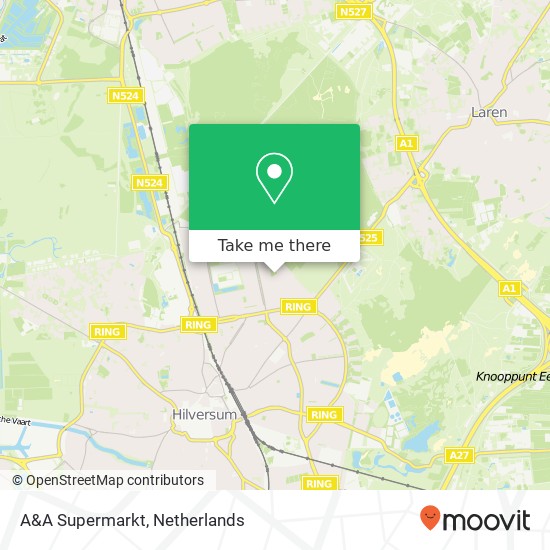 A&A Supermarkt, Salmstraat 23 kaart