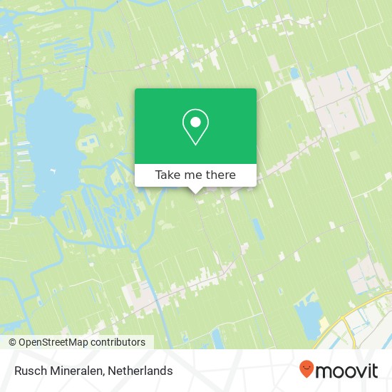 Rusch Mineralen, Roekebosscheweg 8 kaart