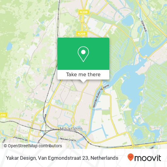 Yakar Design, Van Egmondstraat 23 kaart