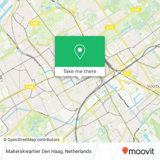Makerskwartier Den Haag, Boekhorststraat kaart