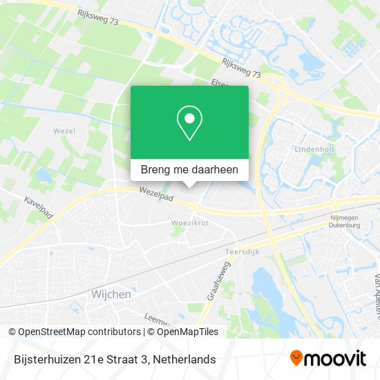 Bijsterhuizen 21e Straat 3 kaart