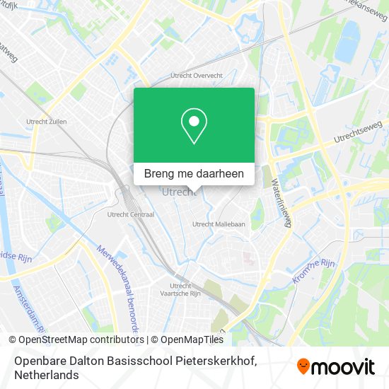 Openbare Dalton Basisschool Pieterskerkhof kaart