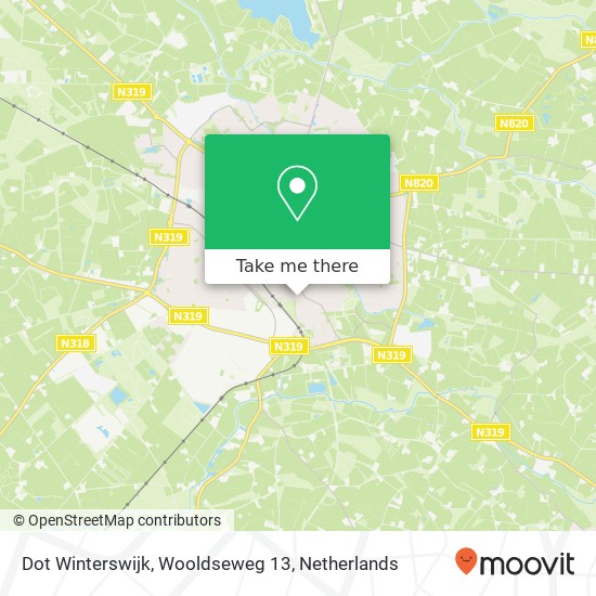 Dot Winterswijk, Wooldseweg 13 kaart