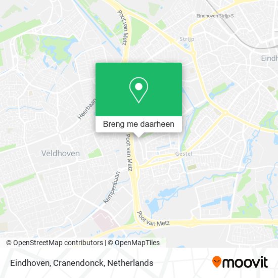 Eindhoven, Cranendonck kaart