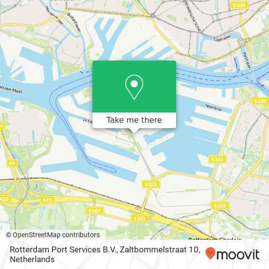 Rotterdam Port Services B.V., Zaltbommelstraat 10 kaart