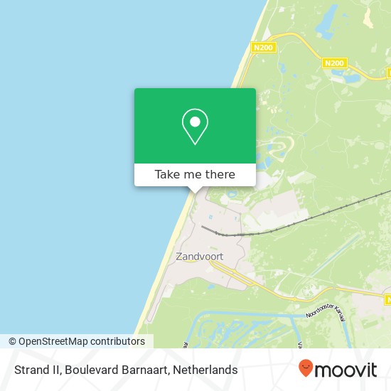 Strand II, Boulevard Barnaart kaart
