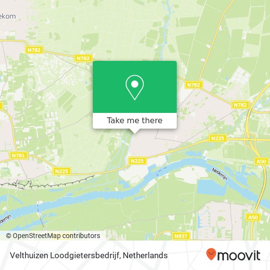 Velthuizen Loodgietersbedrijf kaart