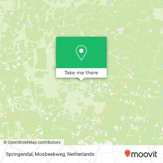 Springendal, Mosbeekweg kaart