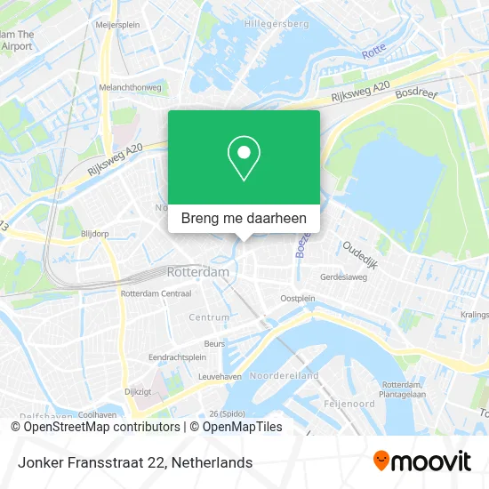 Jonker Fransstraat 22 kaart