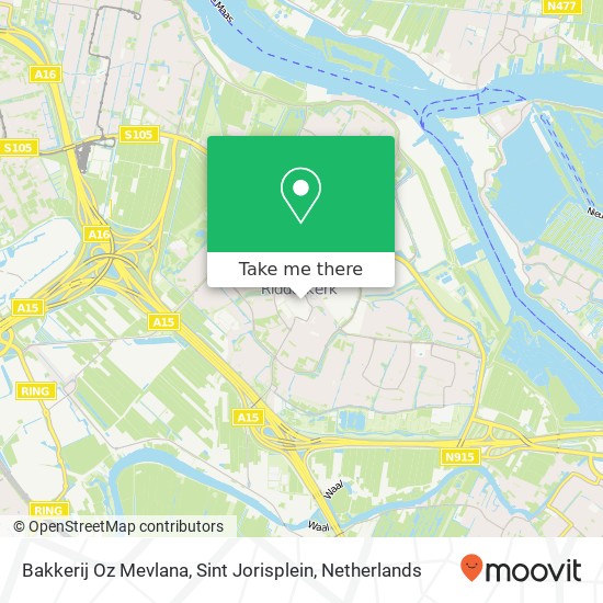 Bakkerij Oz Mevlana, Sint Jorisplein kaart