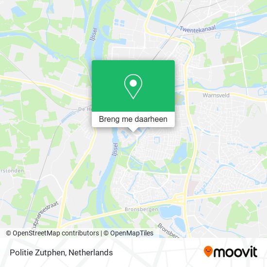 Politie Zutphen kaart