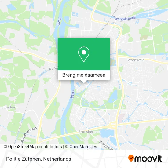 Politie Zutphen kaart