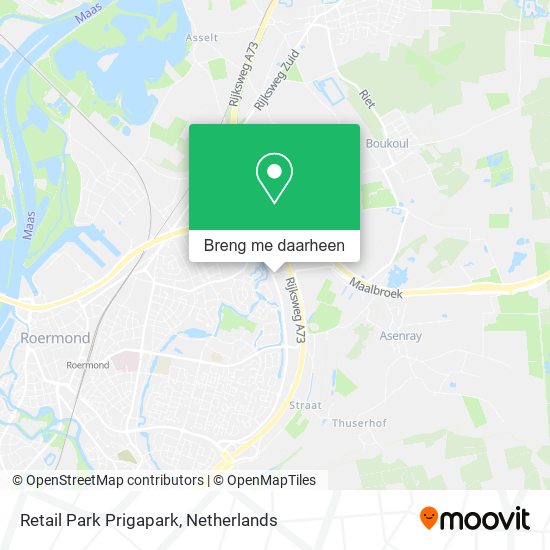 Retail Park Prigapark kaart