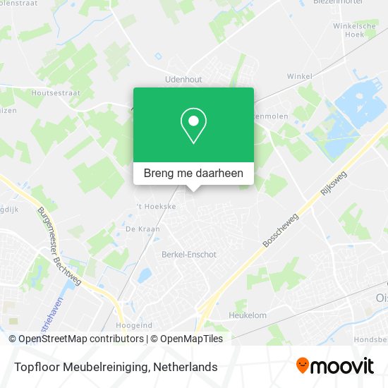 Topfloor Meubelreiniging kaart