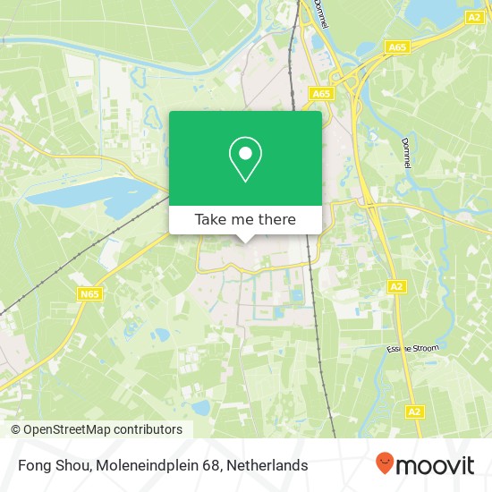 Fong Shou, Moleneindplein 68 kaart