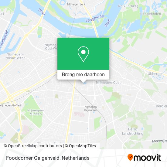 Foodcorner Galgenveld kaart