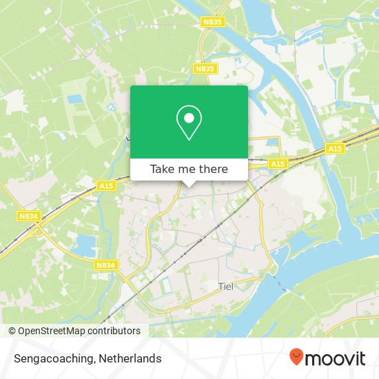 Sengacoaching, Groenendaal 18 kaart