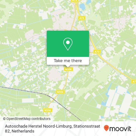 Autoschade Herstel Noord-Limburg, Stationsstraat 82 kaart