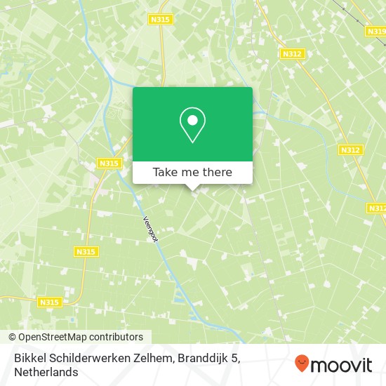 Bikkel Schilderwerken Zelhem, Branddijk 5 kaart