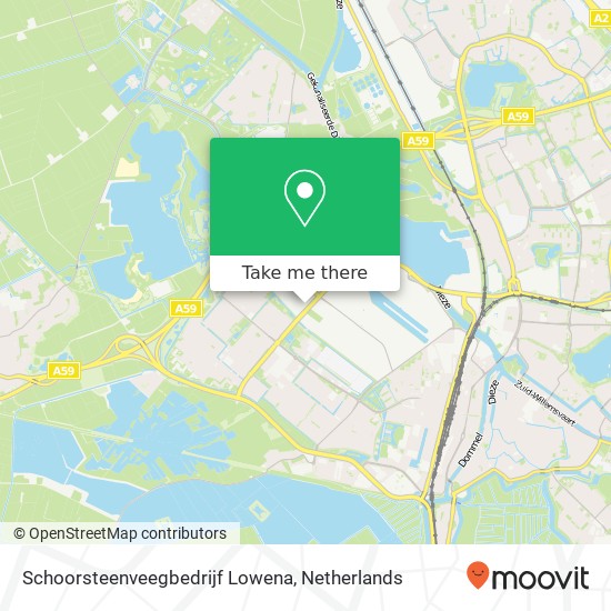 Schoorsteenveegbedrijf Lowena, Helftheuvelweg 11 kaart