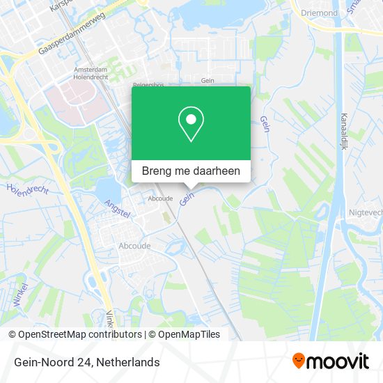 Gein-Noord 24 kaart