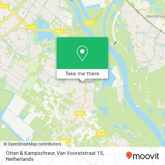 Otten & Kampschreur, Van Voorststraat 15 kaart